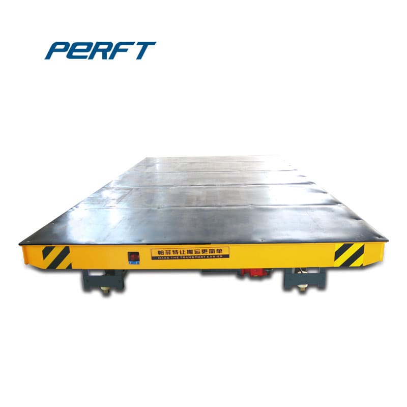 rail flat cart with push button pendant 80 ton